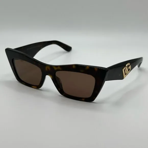 DOLCE&GABBANA Sunglasses DG4435 502/73 Cat Eye Havana Women NEW display picture 1